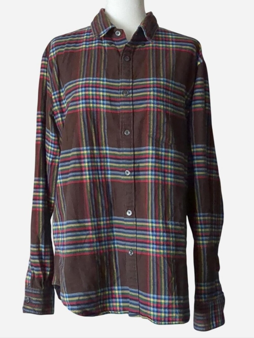 Todd Snyder Heritage Flannel Brown Size XL